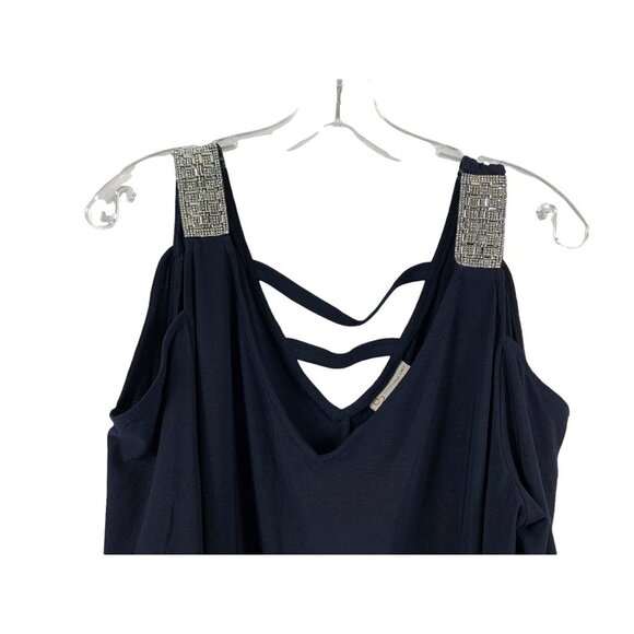 Dressbarn Women's Blue Casual Dress - Picture 6 of 8